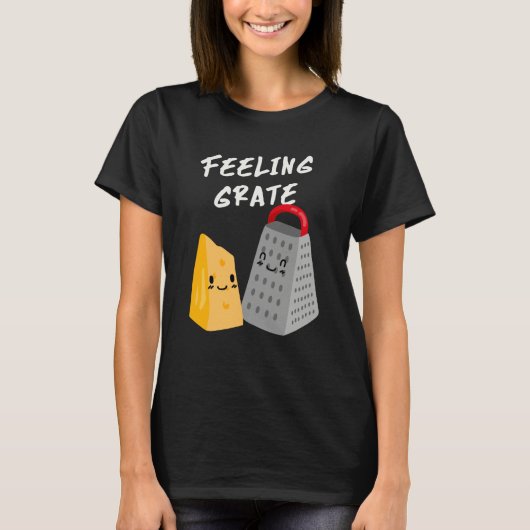 Foodie Cheese Grater Feeling Grate Tシャツ (正面)