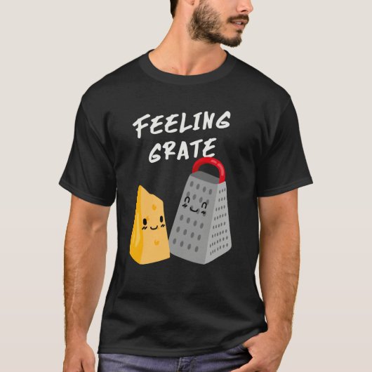 Foodie Cheese Grater Feeling Grate Tシャツ (正面)