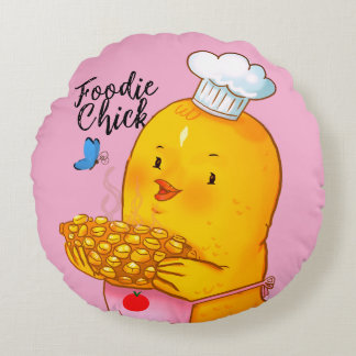Foodie Chick Cushion ラウンドクッション