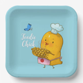 Foodie Chick Paper Plate ペーパープレート