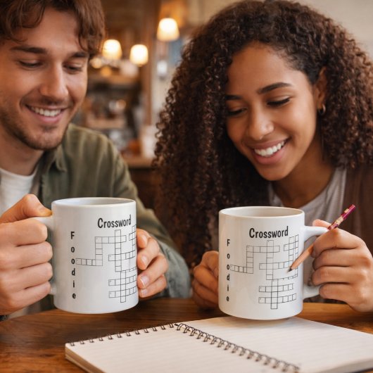 Foodie Crossword Puzzle | Interactive Brain Teaser コーヒーマグカップ