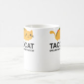 Foodie Funny Tacocat Cat Taco コーヒーマグカップ (中央)