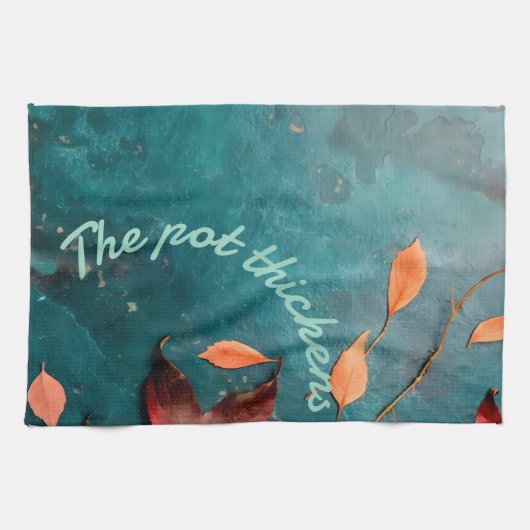 Foodie kitchen towel by Sommer Hamilton キッチンタオル (横)