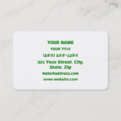 Foodist. 名刺 (裏面)