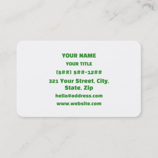 Foodist. 名刺 (裏面)