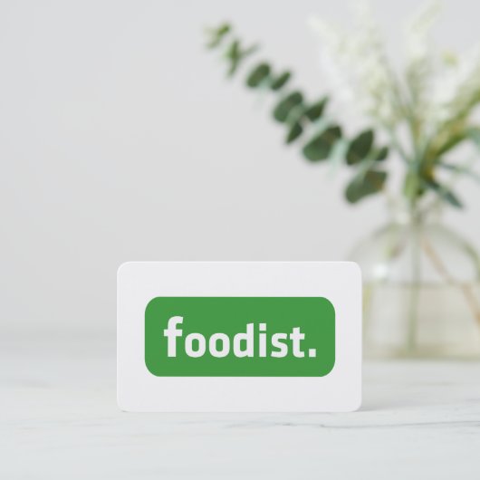 Foodist. 名刺 (スタンド正面)