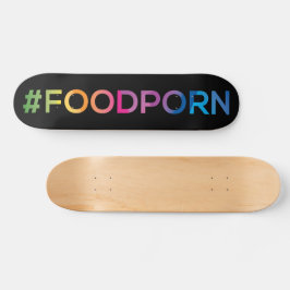 #FOODPORN黒 スケートボード