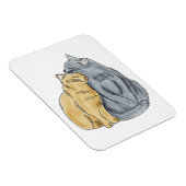 FooFooCat：愛する猫を抱き寄せる マグネット (右側)