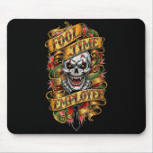 Fool Time Employee Funny Office Humor  マウスパッド (正面)