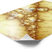 fools金ゴールド- Fractal Art フォトプリント (角)