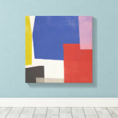 Foolscap - モダン Colorblocks キャンバスプリント (インサイチュ (ウッドフロア))