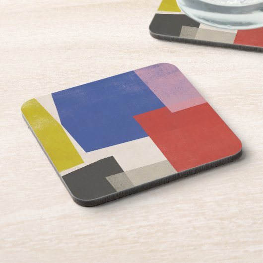 Foolscap - モダン Colorblocks コースター (左側)