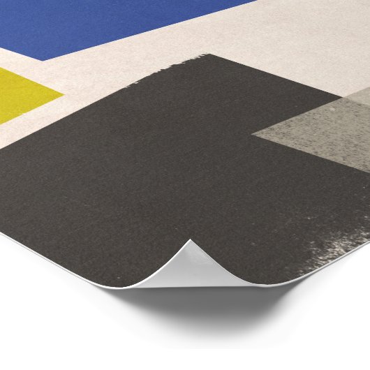 Foolscap - モダン Colorblocks ポスター (角)