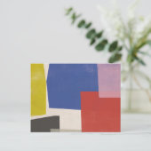 Foolscap - モダン Colorblocks ポストカード (スタンド正面)