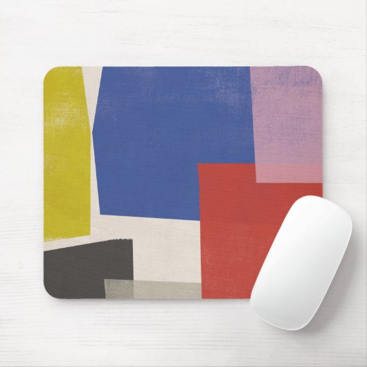 Foolscap - モダン Colorblocks マウスパッド (マウス)