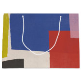 Foolscap - モダン Colorblocks ラージペーパーバッグ (正面)