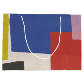 Foolscap - モダン Colorblocks ラージペーパーバッグ (裏面)