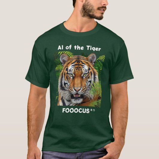 Fooocus - 虎のAI Tシャツ (正面)