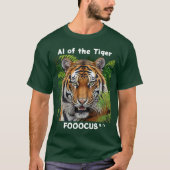 Fooocus - 虎のAI v2 Tシャツ (正面)