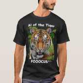 Fooocus - 虎のAI v2 Tシャツ (正面)