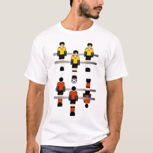 Foosballのサッカーの競争 Tシャツ