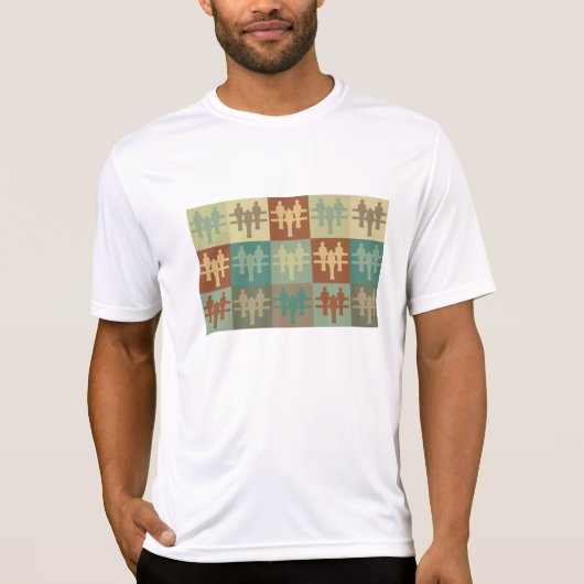 Foosballのポップアート Tシャツ (正面)