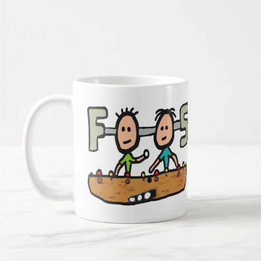 Foosball コーヒーマグカップ (左)