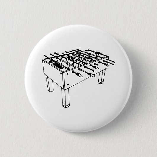 Foosball -テーブルのサッカー 缶バッジ (正面)