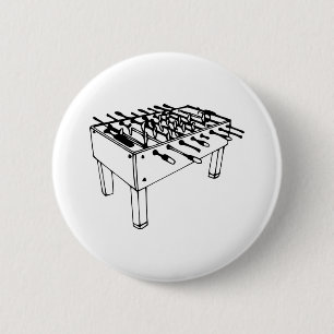 Foosball -テーブルのサッカー 缶バッジ