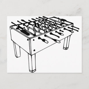 Foosball – テーブルサッカー ポストカード