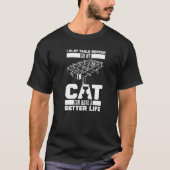 Foosball Cat Kicker  Table Soccer Tシャツ (正面)