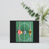Foosball Football Table Game ポストカード (スタンド正面)