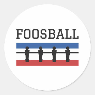 Foosball Retro ラウンドシール