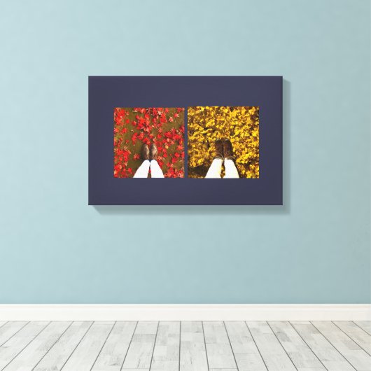 Foot キャンバスプリント (インサイチュ (ウッドフロア))