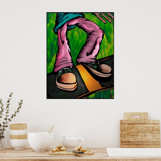 Foot ポスター (キッチン)