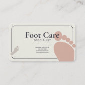 Foot Care Specialist 名刺 (正面)