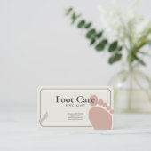 Foot Care Specialist 名刺 (スタンド正面)