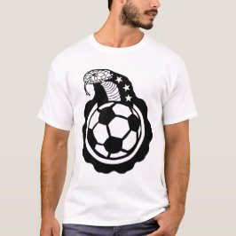 foot soccer serpent cobra snake logo club Schlange Tシャツ