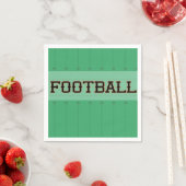 FOOTBALLフィールドヤードラインマーカー スタンダードカクテルナプキン (インサイチュ)