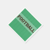 FOOTBALLフィールドヤードラインマーカー スタンダードカクテルナプキン (角)