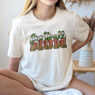 FootBallマママシャツ。かわいいフットボールTシャツ Tシャツ