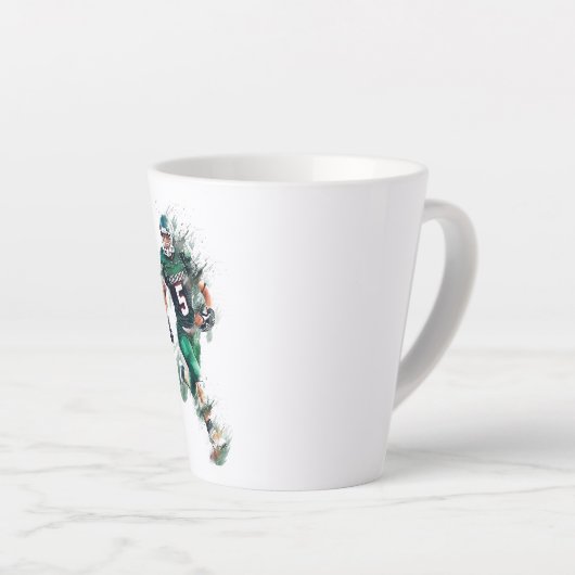 Football カフェラテマグ (右アングル)
