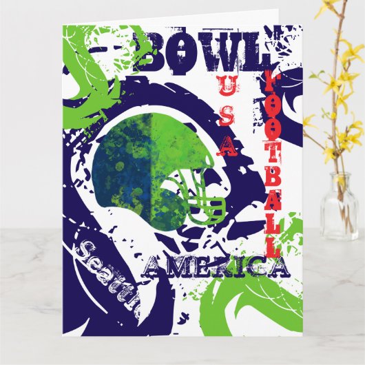 FOOTBALL カード (黄色い花)