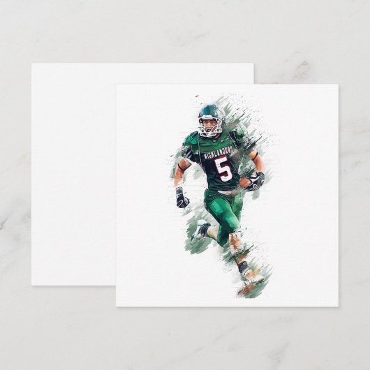 Football シーズンカード (正面/裏面)