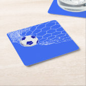 Football スクエアペーパーコースター (アングル)