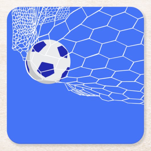 Football スクエアペーパーコースター (正面)