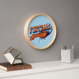 Football  壁時計