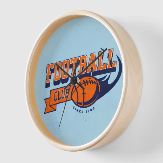 Football  壁時計 (傾斜)