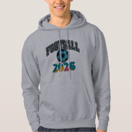 Football 2026 ボールドスポーツタイポグラフィーデザイン | サッカー パーカ