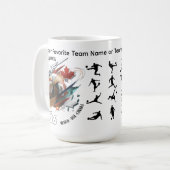 Football 2026 Coffee Mug– Mexico USA Canada Design コーヒーマグカップ (正面左)